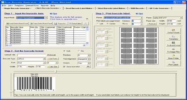 barcode label generator software free download