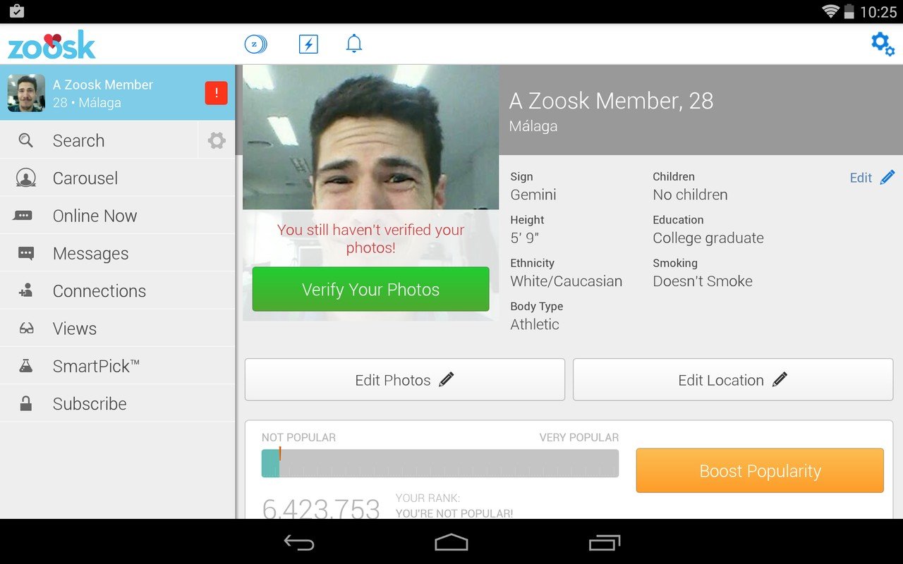 Free Download Zoosk for Android - Meet interesting people near you. 